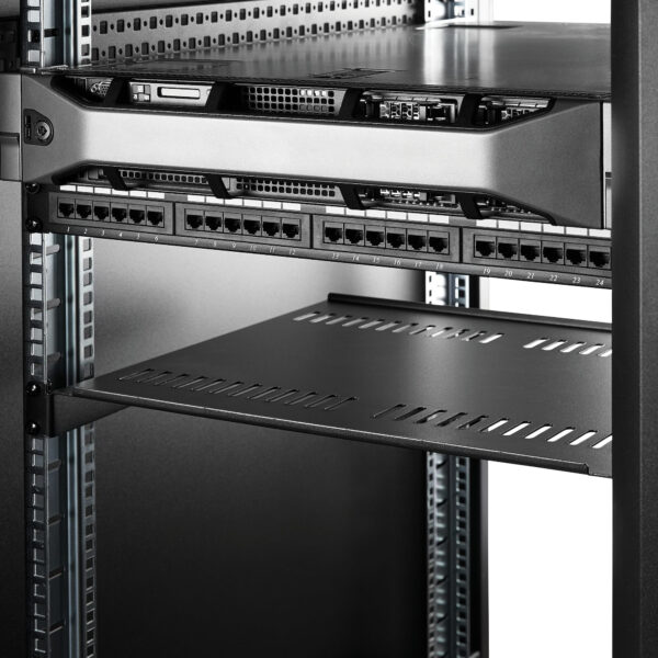 StarTech.com 1U Server Rack Schap - Universele Geventileerde Rack Mount Cantilever Shelf voor 19" Netwerk Kast & Apparatuur - He - Afbeelding 5