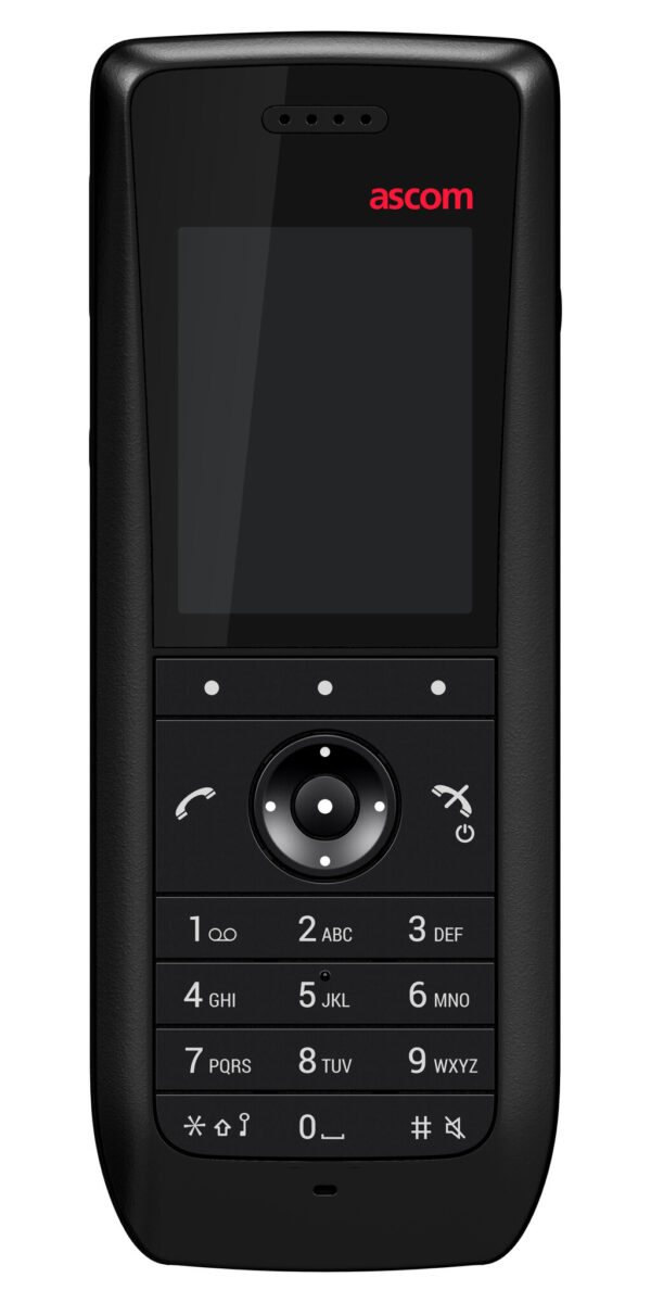 Ascom d63 Messenger DECT-telefoonhandset Zwart