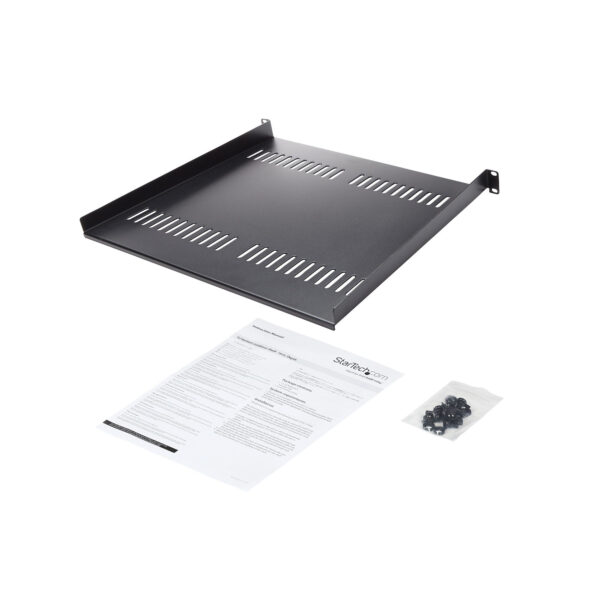 StarTech.com 1U Server Rack Schap - Universele Geventileerde Rack Mount Cantilever Shelf voor 19" Netwerk Kast & Apparatuur - He - Afbeelding 6