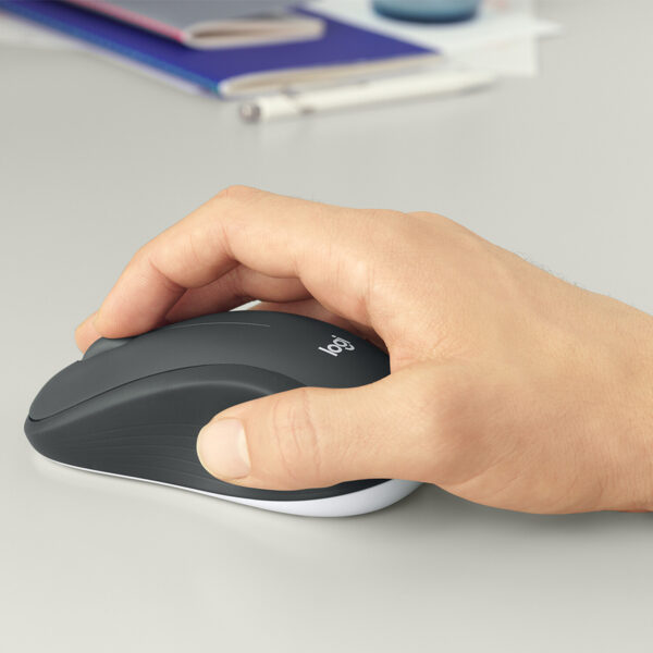 Logitech 920-008675 toetsenbord Inclusief muis Universeel USB QWERTZ Duits Zwart, Wit - Afbeelding 4