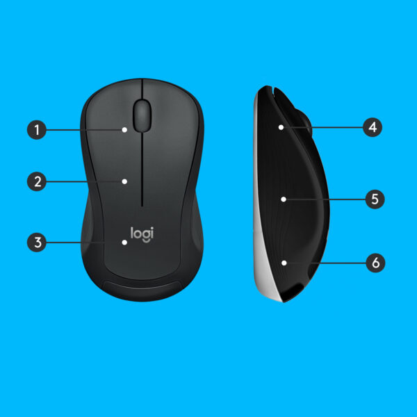 Logitech 920-008675 toetsenbord Inclusief muis Universeel USB QWERTZ Duits Zwart, Wit - Afbeelding 9