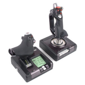 Logitech G Flight Control System Zwart, Zilver USB 2.0 Vluchtsimulator Analoog/digitaal PC