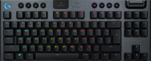 Logitech G 920-010588 toetsenbord Gamen RF-draadloos + Bluetooth Belgisch Koolstof