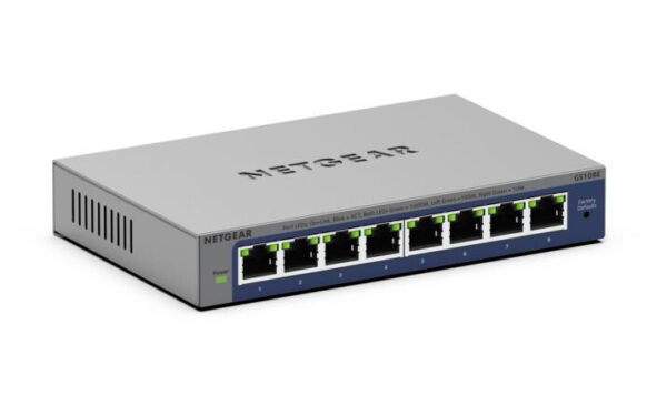 NETGEAR GS108Ev4 Unmanaged L2/L3 Gigabit Ethernet (10/100/1000) Grijs - Afbeelding 2