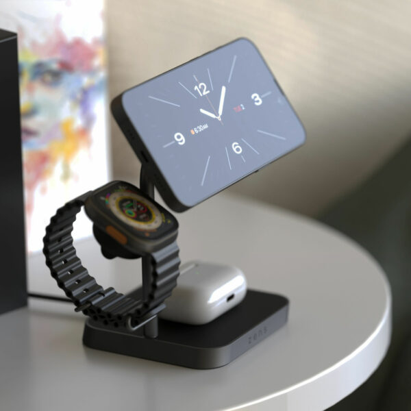 ZENS Office Charger Pro 3 Hoofdtelefoons, Smartphone, Smartwatch Zwart AC Draadloos opladen Snel opladen Binnen - Afbeelding 6