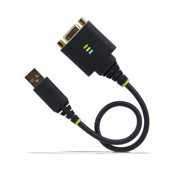 StarTech.com 30cm USB naar Null Modem Adapter/Converter Kabel, COM Retention, FTDI, USB-A naar DB9 RS232, Verwisselbare DB9 Schr - Afbeelding 7