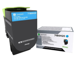 Lexmark 71B0H20 tonercartridge 1 stuk(s) Origineel Cyaan