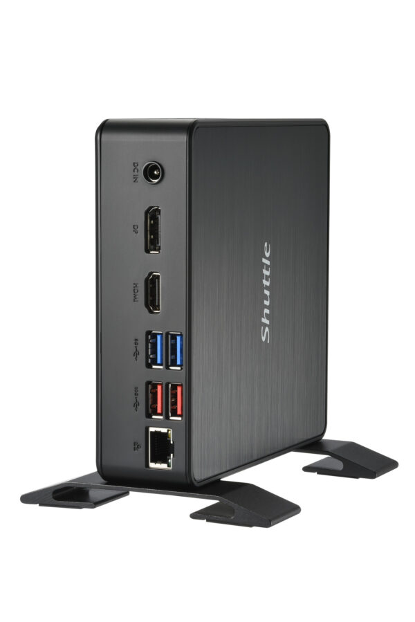 Shuttle XPC Nano PC NC40U3, Intel Core i3-1215U, 1x HDMI, 1x DP,1xUSB-C/DP, 6x USB3.2, 1x 2.5" bay, 2x M.2, 1x LAN, RAID, 24/7 p