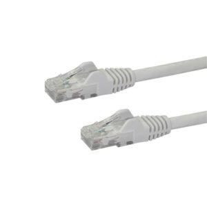 StarTech.com N6PATC7MWH netwerkkabel Wit 7 m Cat6 U/UTP (UTP)