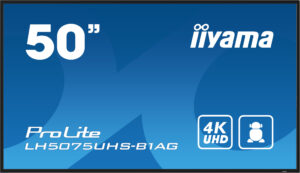 iiyama LH5075UHS-B1AG beeldkrant Digitale signage flatscreen 125,7 cm (49.5") LCD Wifi 500 cd/m² 4K Ultra HD Zwart Type processo
