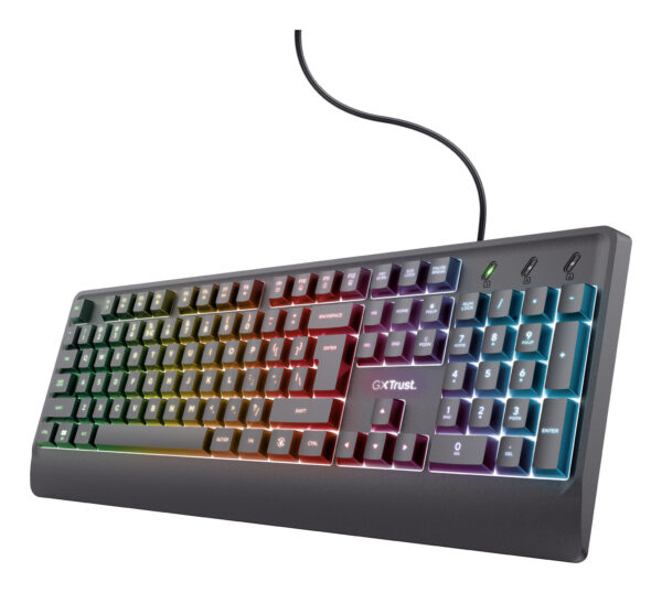 Trust GXT 792 Quadrox toetsenbord Inclusief muis Gamen USB QWERTY Belgisch Zwart - Afbeelding 3