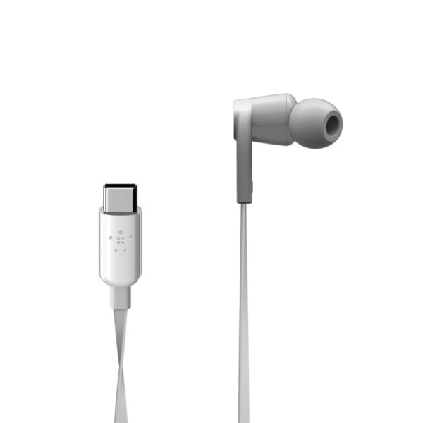 Belkin ROCKSTAR™ in-ear oordopjes met USB-C connector - Wit - Afbeelding 3