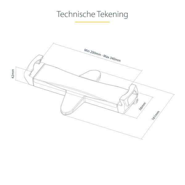 StarTech.com TABLET-VESA-ADAPTER houder Passieve houder Tablet/UMPC Zwart - Afbeelding 11