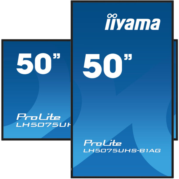 iiyama LH5075UHS-B1AG beeldkrant Digitale signage flatscreen 125,7 cm (49.5") LCD Wifi 500 cd/m² 4K Ultra HD Zwart Type processo - Afbeelding 15