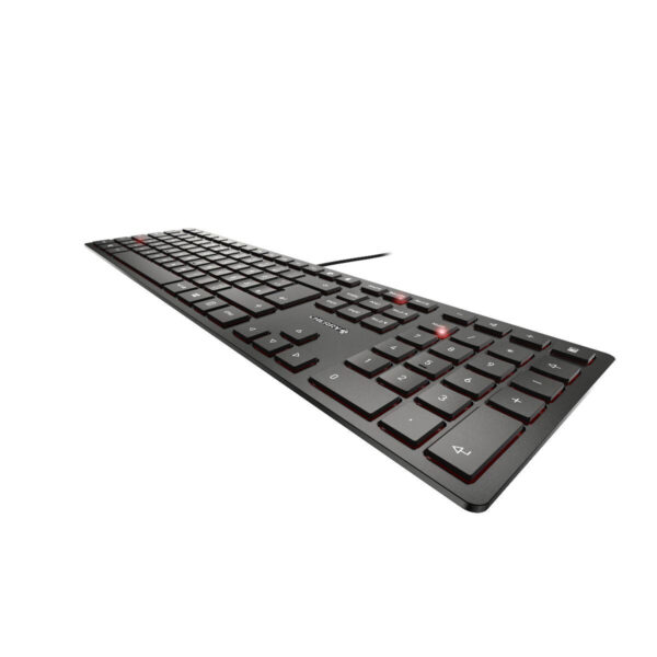 CHERRY KC 6000 SLIM toetsenbord USB Scandinavisch Zwart - Afbeelding 2