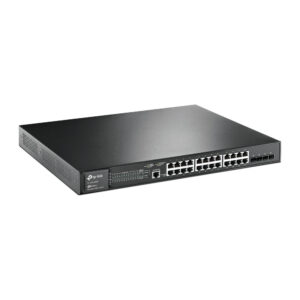 TP-Link JetStream TL-SG3428MP netwerk-switch Managed L2+ Gigabit Ethernet (10/100/1000) Power over Ethernet (PoE) 1U Zwart
