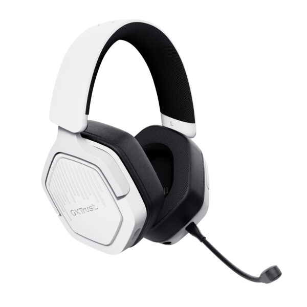Trust GXT 493W Carus Headset Bedraad en draadloos Hoofdband, Helm Gamen USB Type-C / USB Type-A Bluetooth Wit - Afbeelding 2