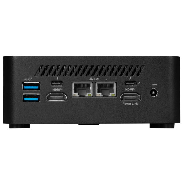 MSI Cubi NUC 1M-001EU Intel Core 7 150U 16 GB DDR5-SDRAM 1 TB SSD Windows 11 Pro 0.84L sized PC Mini PC barebone Zwart - Afbeelding 3