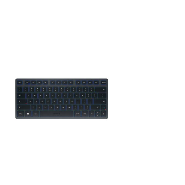 CHERRY KW 7100 MINI BT toetsenbord Universeel Bluetooth QWERTY US International Blauw