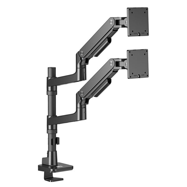 ACT Monitorarm 49" office premium, gasveer, paalbevestiging, 2 schermen - Afbeelding 3