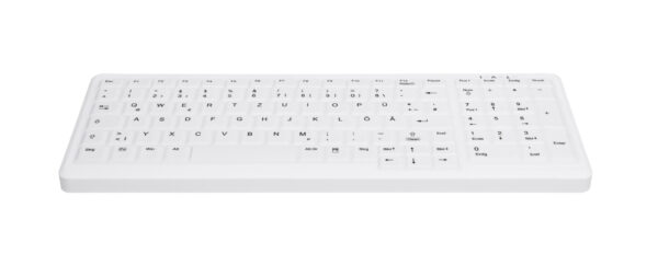 CHERRY AK-C7000 toetsenbord Medisch RF draadloos + USB AZERTY Belgisch Wit - Afbeelding 3