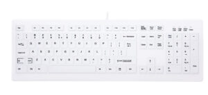 CHERRY AK-C8100F-UVS-W/BE toetsenbord Medisch USB AZERTY Belgisch Wit