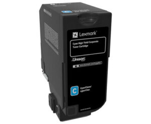 Lexmark 84C2HCE tonercartridge 1 stuk(s) Origineel Cyaan