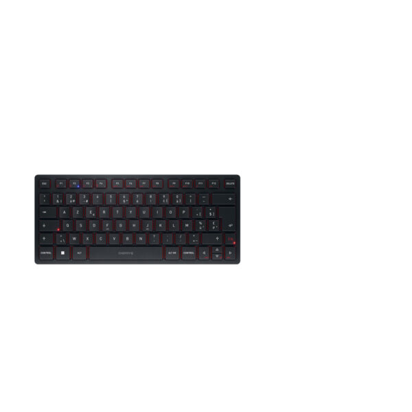 CHERRY KW 9200 MINI toetsenbord Universeel USB + RF Wireless + Bluetooth AZERTY Belgisch Zwart - Afbeelding 5