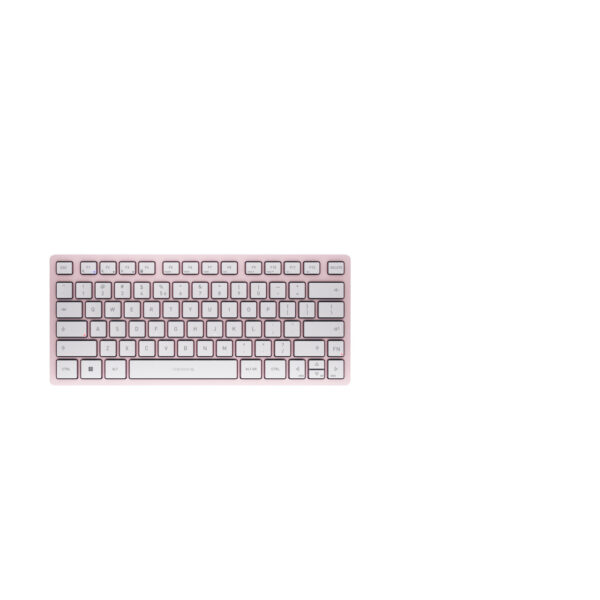 CHERRY KW 7100 MINI BT toetsenbord Universeel Bluetooth QWERTY US International Roze