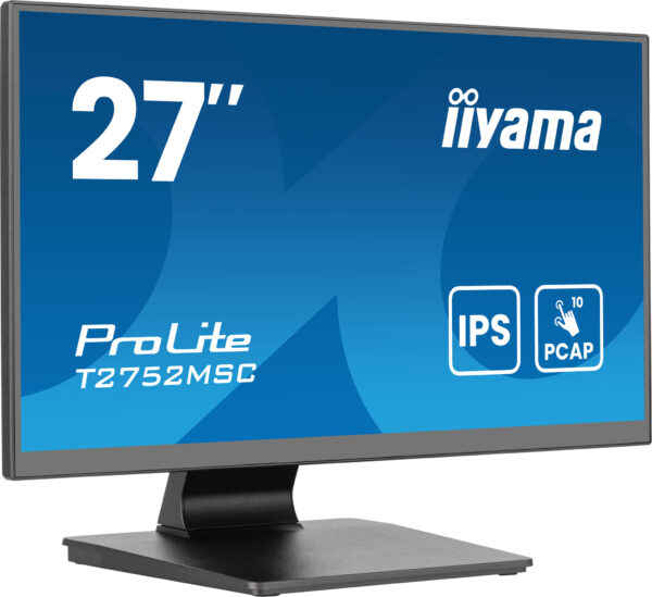 iiyama ProLite T2752MSC-B1AG computer monitor 68,6 cm (27") 1920 x 1080 Pixels Full HD LED Touchscreen Zwart - Afbeelding 3