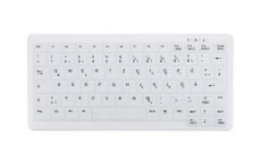 CHERRY AK-C4110 toetsenbord Medisch RF Draadloos AZERTY Belgisch Wit