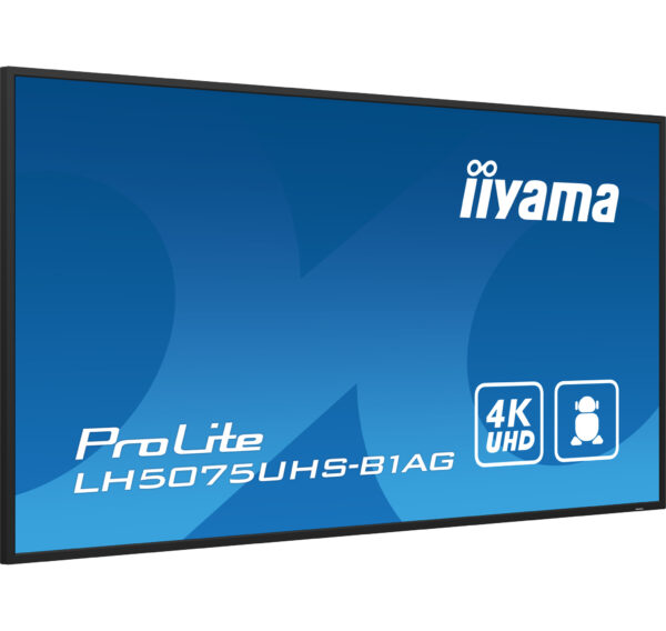 iiyama LH5075UHS-B1AG beeldkrant Digitale signage flatscreen 125,7 cm (49.5") LCD Wifi 500 cd/m² 4K Ultra HD Zwart Type processo - Afbeelding 17