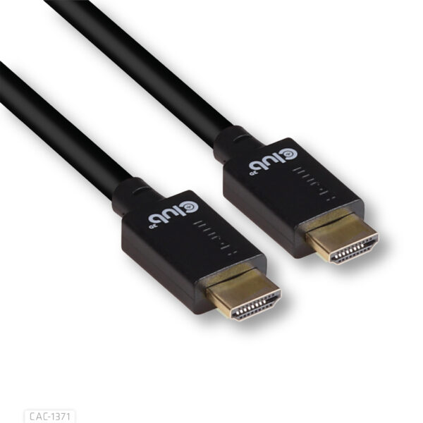 CLUB3D Ultra High Speed HDMI 4K120Hz, 144Hz Certified Cable 48Gbps M/M 1 m/3.28 ft 1Meter - Afbeelding 2