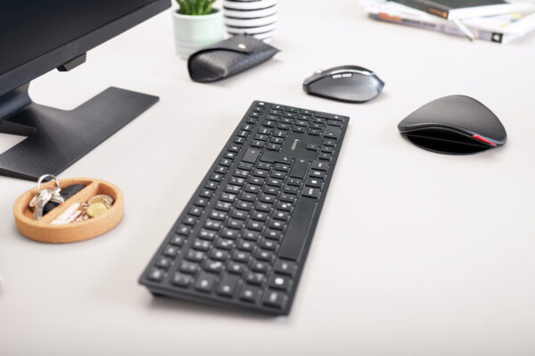 CHERRY KW 9100 SLIM toetsenbord Universeel RF-draadloos + Bluetooth Zwart - Afbeelding 9
