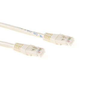 ACT Ivoor 5 meter U/UTP CAT6 patchkabel met RJ45 connectoren