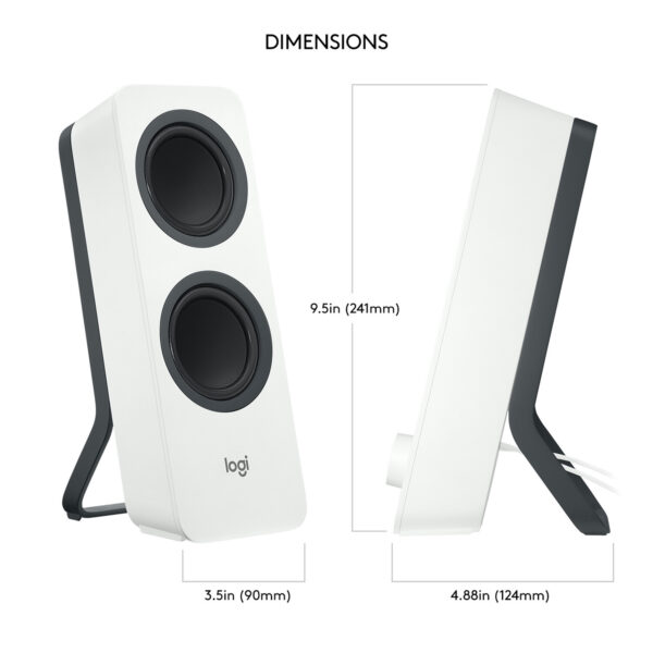 Logitech 980-001292 luidspreker Wit Bedraad en draadloos 5 W - Afbeelding 5