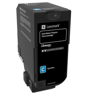Lexmark 74C20C0 tonercartridge 1 stuk(s) Origineel Cyaan