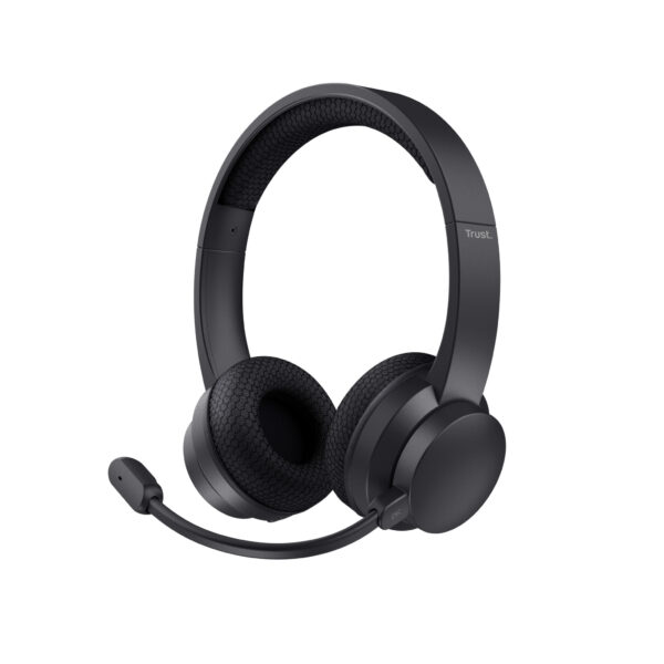 Trust Ayda Headset Bedraad en draadloos Hoofdband Oproepen/muziek USB Type-C Bluetooth Zwart - Afbeelding 6