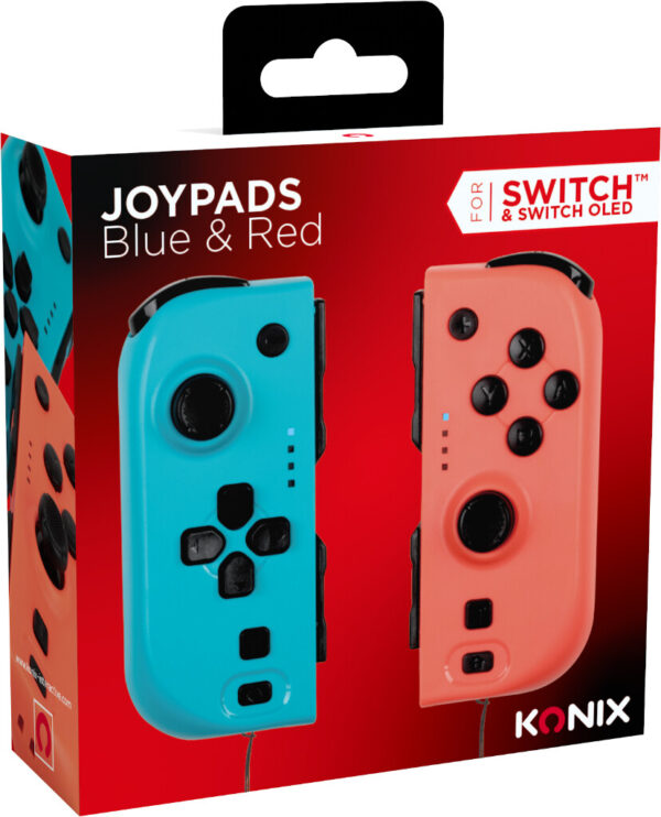 Konix 61889000053 game controller Blauw, Rood Bluetooth Gamepad Analoog Nintendo Switch, Nintendo Switch OLED - Afbeelding 11