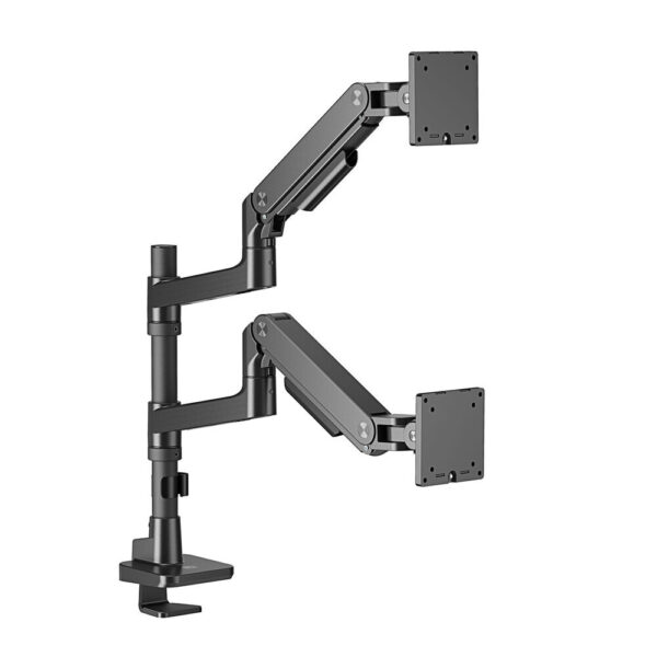ACT Monitorarm 49" office premium, gasveer, paalbevestiging, 2 schermen - Afbeelding 6