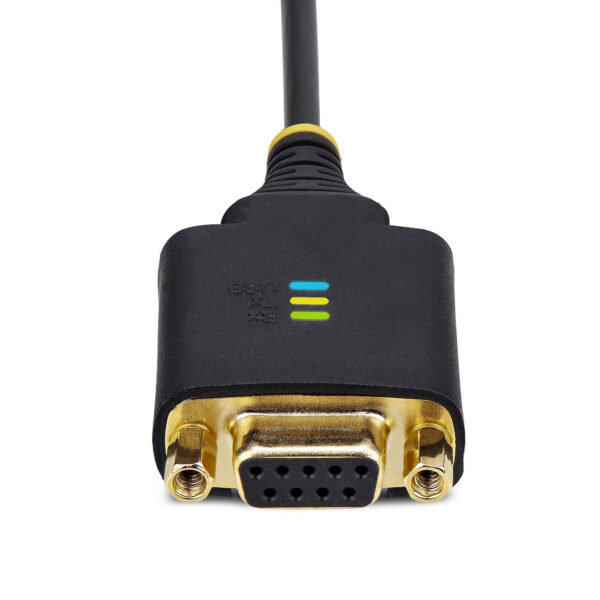 StarTech.com 30cm USB naar Null Modem Adapter/Converter Kabel, COM Retention, FTDI, USB-A naar DB9 RS232, Verwisselbare DB9 Schr - Afbeelding 5