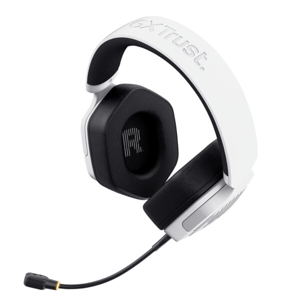 Trust GXT 493W Carus Headset Bedraad en draadloos Hoofdband, Helm Gamen USB Type-C / USB Type-A Bluetooth Wit - Afbeelding 4