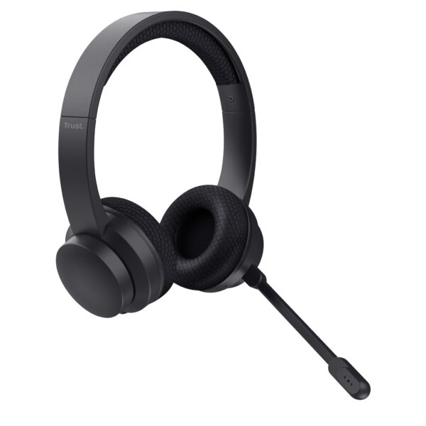 Trust Ayda Headset Bedraad en draadloos Hoofdband Oproepen/muziek USB Type-C Bluetooth Zwart - Afbeelding 5