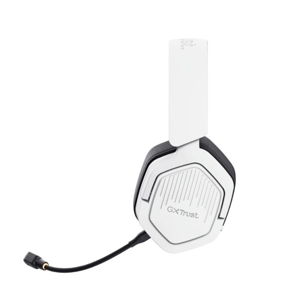 Trust GXT 493W Carus Headset Bedraad en draadloos Hoofdband, Helm Gamen USB Type-C / USB Type-A Bluetooth Wit - Afbeelding 6