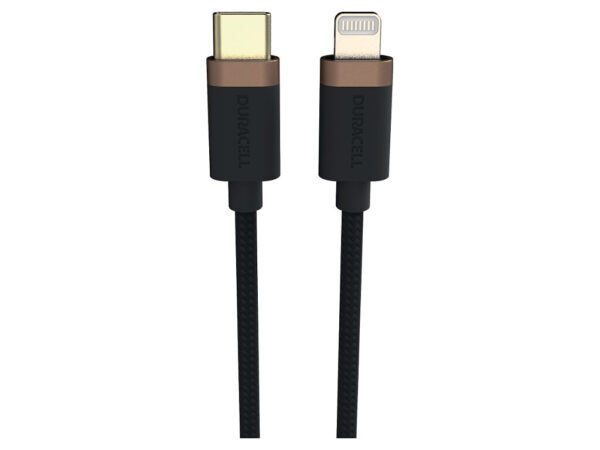 Duracell USB9012A Lightning-kabel Zwart - Afbeelding 2