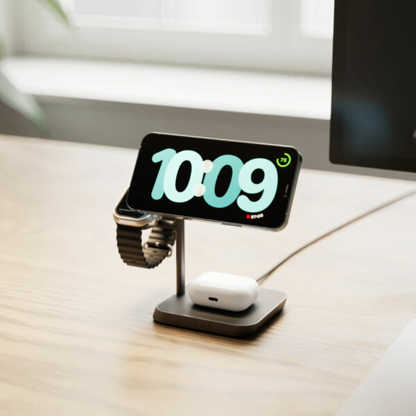 ZENS Office Charger Pro 3 Hoofdtelefoons, Smartphone, Smartwatch Zwart AC Draadloos opladen Snel opladen Binnen - Afbeelding 4