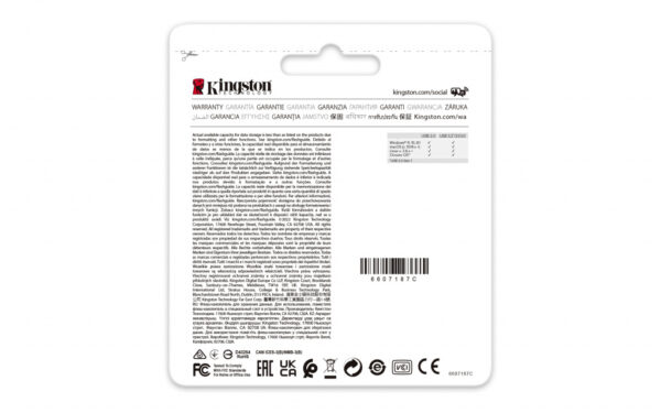Kingston Technology DataTraveler 64GB Portable USB 3.2 Gen 1 Exodia Onyx - Afbeelding 7