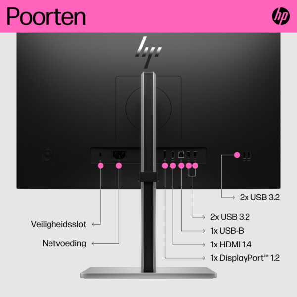 HP E24t G5 FHD Touch Monitor - Afbeelding 15