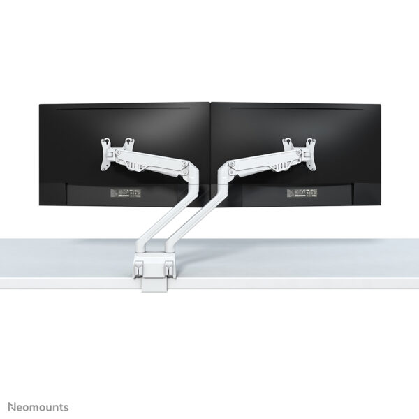 Neomounts FPMA-D750DWHITE2 Monitorarm 10-32" - gasveer - Topfix - 180°-stop - Afbeelding 4