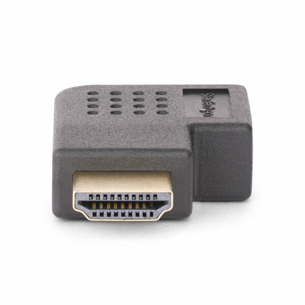StarTech.com Haakse HDMI 2.0 Adapter, Male naar Female, Horizontale 90 Graden Haakse HDMI adapter, HDMI Port Saver, 4K 60Hz, Hig - Afbeelding 3